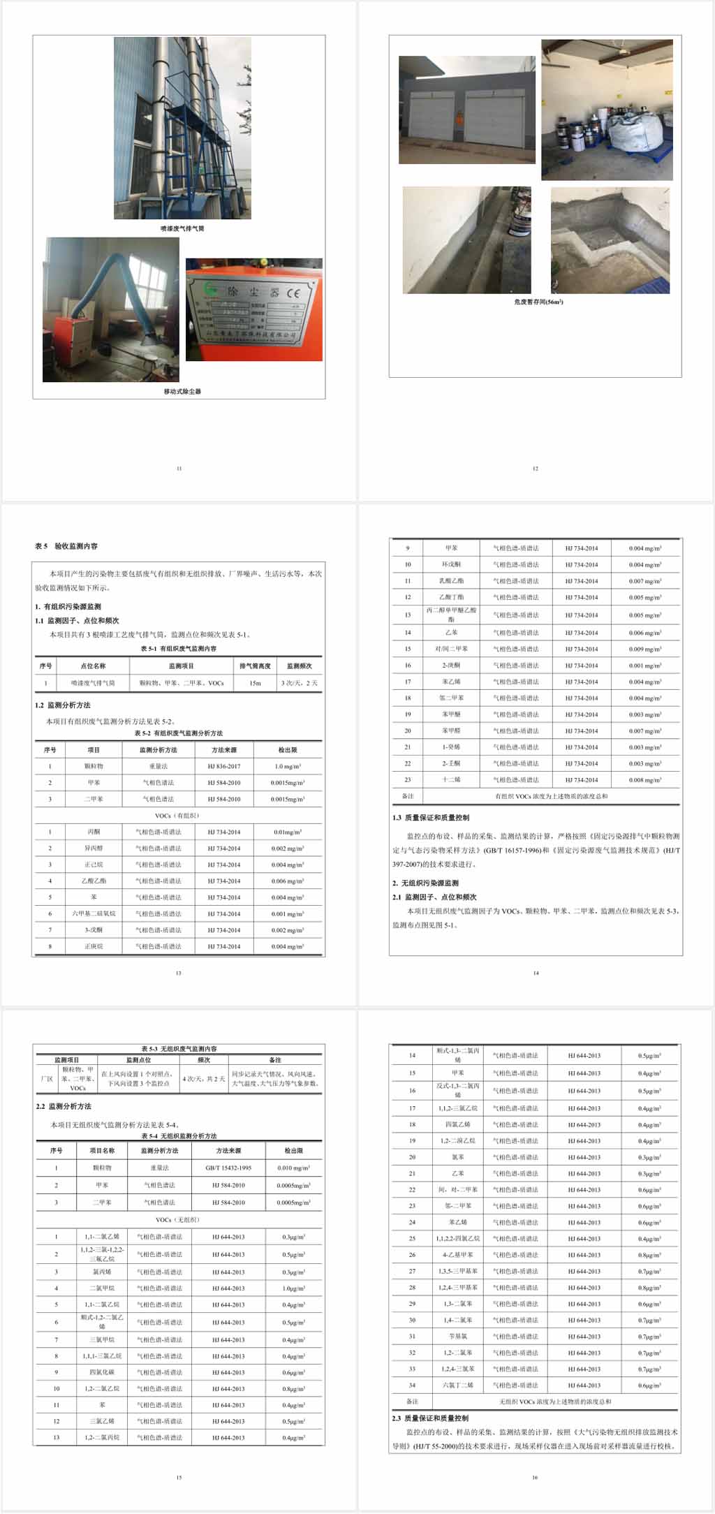 煙臺沃爾姆真空設(shè)備有限公司環(huán)境保護驗收監(jiān)測表公示3